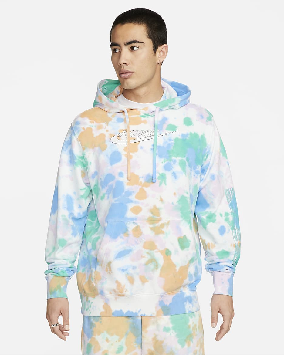 Pull nike tie and dye fashion